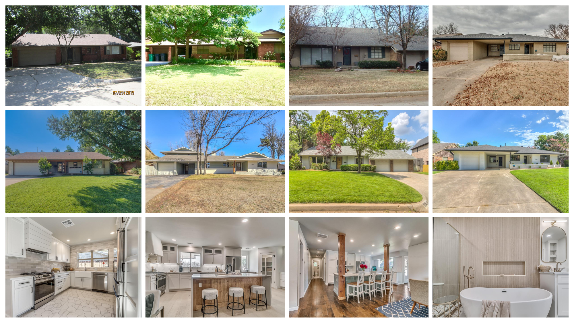 Logsdon Homes renovation projects — before and after